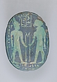 Scarab, Faience
